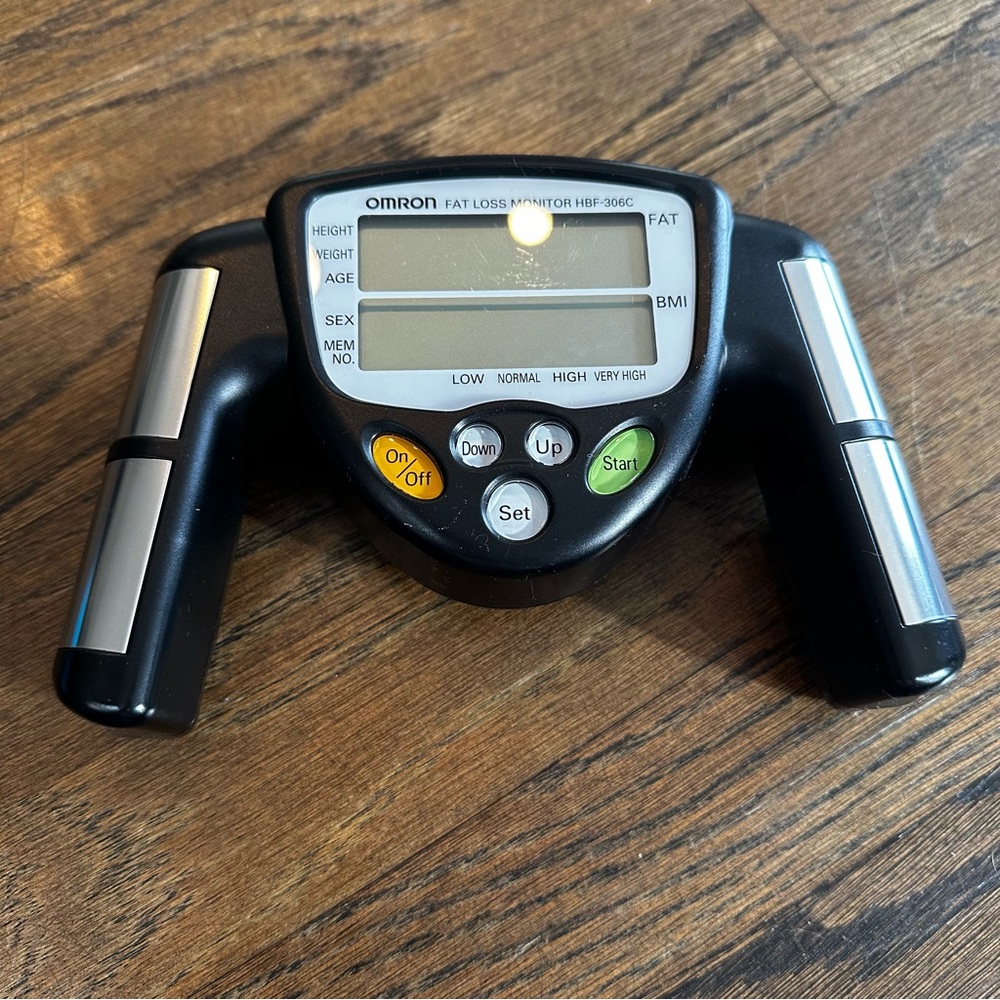 OMRON Fat Loss Monitor with Black Finish